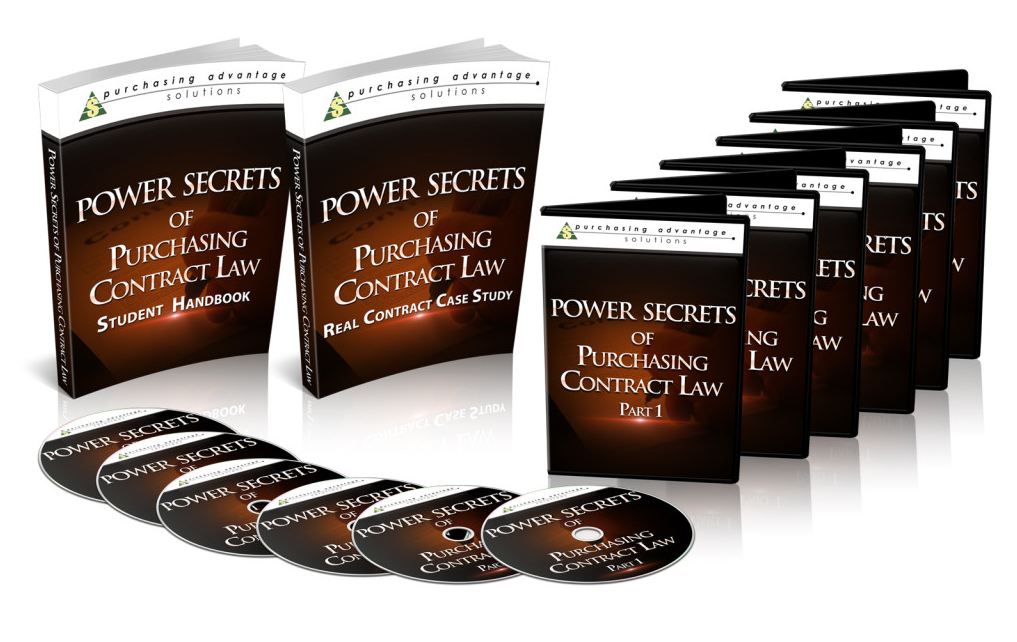Power Secrets to Purchasing Contract Law